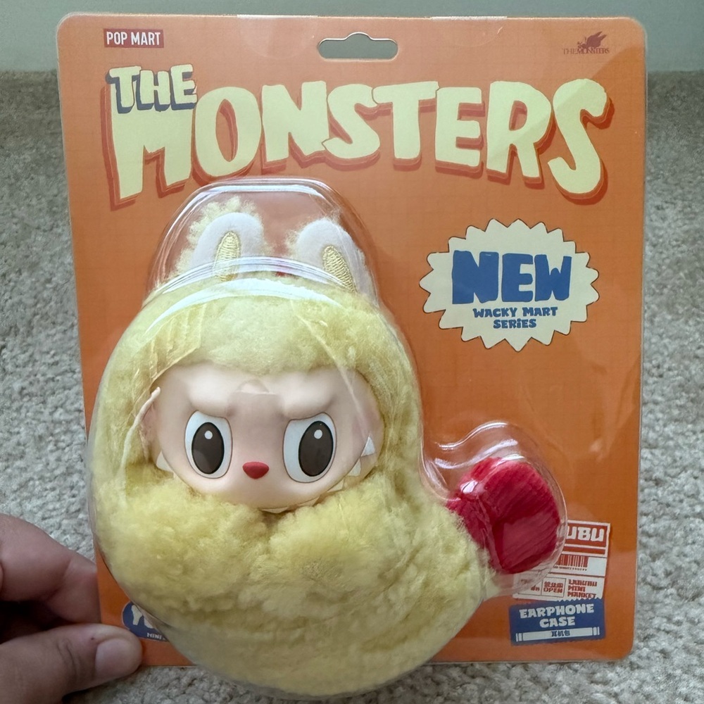 Authentic Pop Mart Wacky Mart Shrimp Tempura Earphone Case
